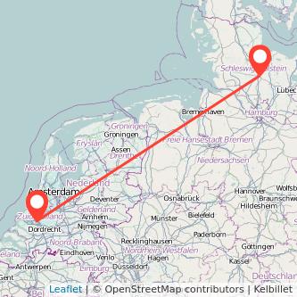 Rotterdam Neumünster Bahn Karte