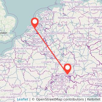 Rotterdam Konstanz Mitfahrgelegenheit Karte