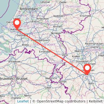 travel from rotterdam to cologne