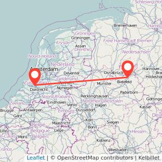 Rotterdam Herford Mitfahrgelegenheit Karte