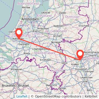 Rotterdam Duisburg Mitfahrgelegenheit Karte