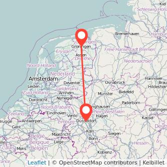 Groningen Düsseldorf Mitfahrgelegenheit Karte