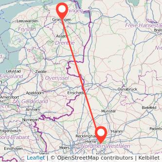 Groningen Dortmund Mitfahrgelegenheit Karte