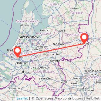 Enschede Rotterdam Mitfahrgelegenheit Karte