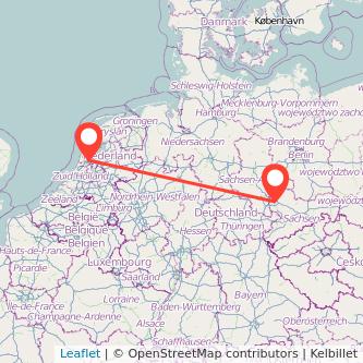 Amsterdam Leipzig Mitfahrgelegenheit Karte