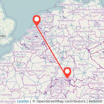 Amsterdam Konstanz Mitfahrgelegenheit Karte