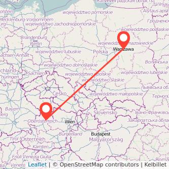 Warschau Linz Mitfahrgelegenheit Karte