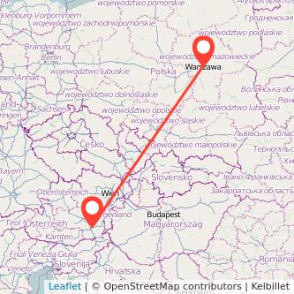 Warschau Graz Mitfahrgelegenheit Karte