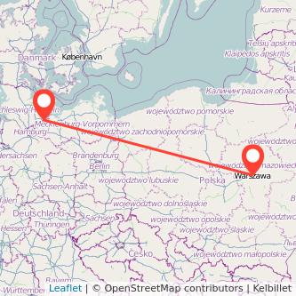 Warschau Lübeck Mitfahrgelegenheit Karte