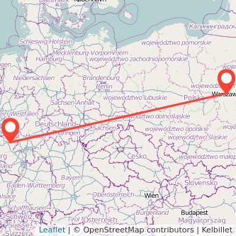 Warschau Koblenz Mitfahrgelegenheit Karte