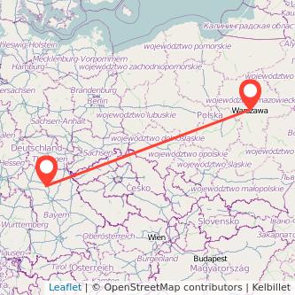 Warschau Bamberg Mitfahrgelegenheit Karte