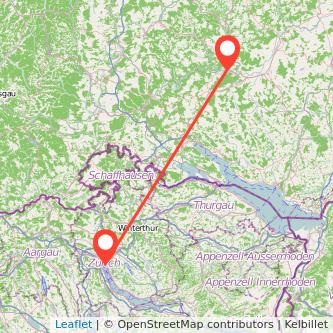 Zürich Sigmaringen Mitfahrgelegenheit Karte