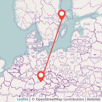 Stockholm Regensburg Bahn Karte