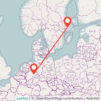 Stockholm Lippstadt Bahn Karte