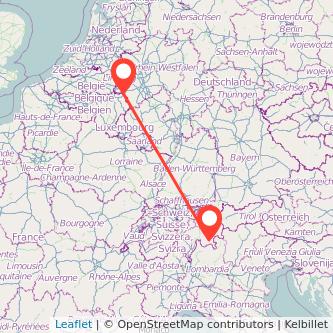 St Moritz Aachen Mitfahrgelegenheit Karte