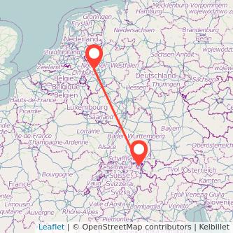 St Gallen Krefeld Mitfahrgelegenheit Karte