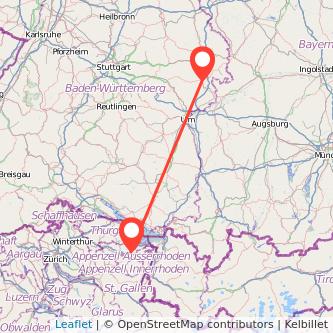 St Gallen Heidenheim an der Brenz Mitfahrgelegenheit Karte