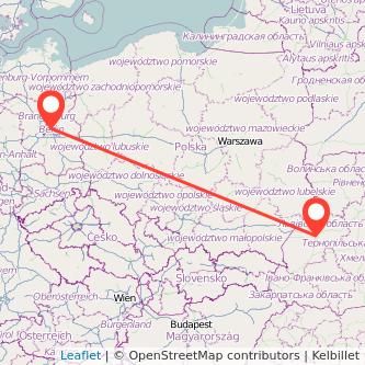 Lemberg Berlin Mitfahrgelegenheit Karte