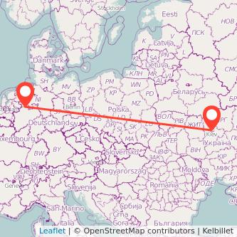 Kiew Rheine Mitfahrgelegenheit Karte