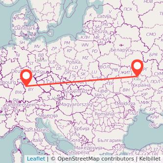Kiew Ansbach Mitfahrgelegenheit Karte