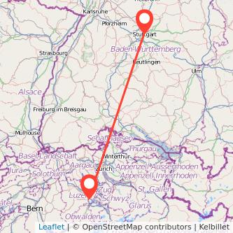 Luzern Stuttgart Mitfahrgelegenheit Karte