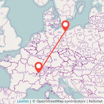 Lausanne Bansin Seebad Bahn Karte