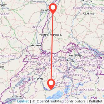 Interlaken Offenburg Bahn Karte