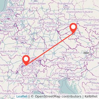 Bern Prag Mitfahrgelegenheit Karte