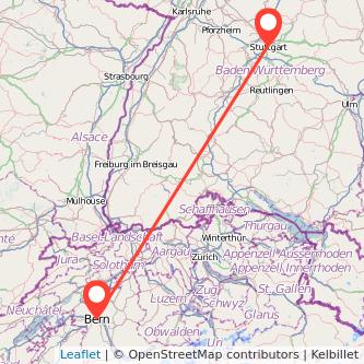 Bern Stuttgart Mitfahrgelegenheit Karte