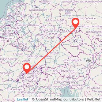 Bern Bautzen Mitfahrgelegenheit Karte