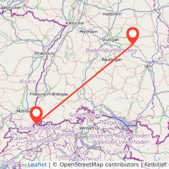 Basel Göppingen Bahn Karte