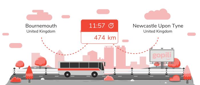 Bus Bournemouth Newcastle upon Tyne