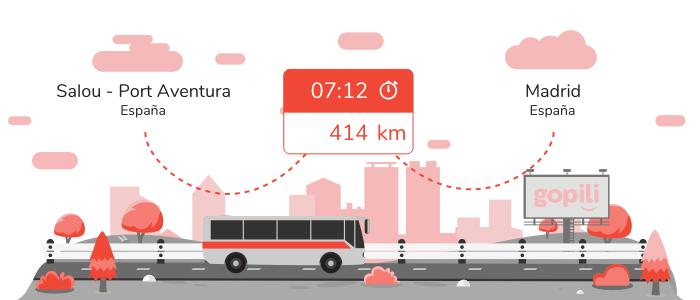 Autobus Salou - Port Aventura Madrid